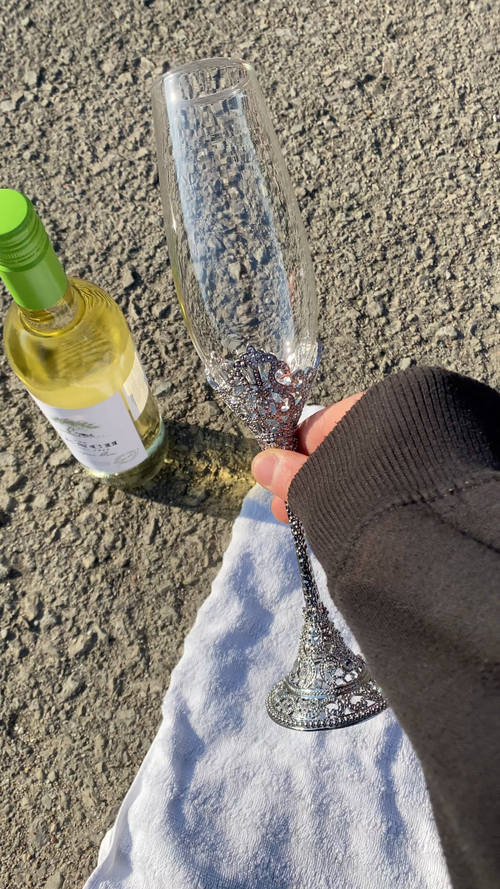 Cinderella Champagne Glass